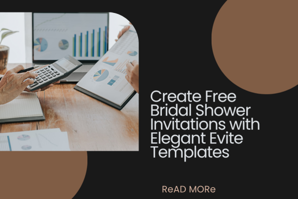Create Free Bridal Shower Invitations with Elegant Evite Templates