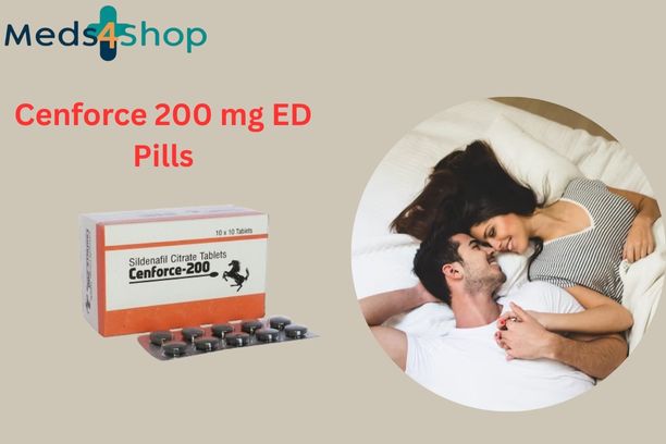 Cenforce 200 mg Sildenafil Citrate: The Ultimate ED Solution – Meds4shop