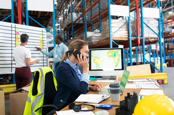 female-manager-talking-mobile-phone-desk_13339-352068